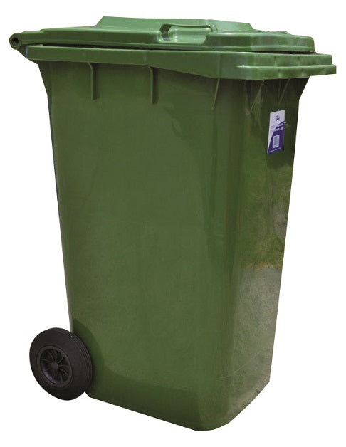 EDCO HEAVY DUTY BIN WITH WHEELS 240L