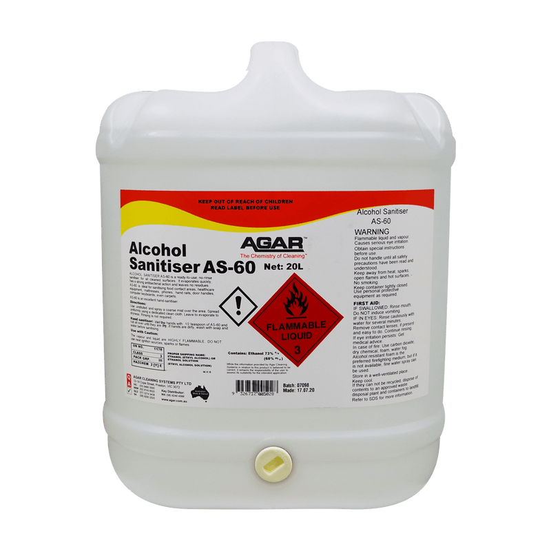 Agar ALCOHOL SANITISER AS-60