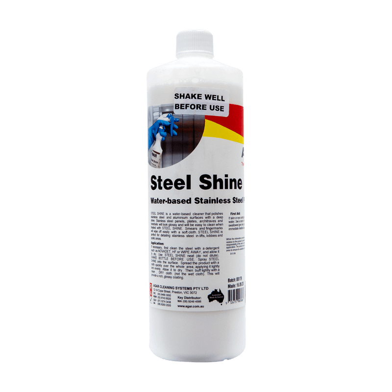Agar STEEL SHINE WATER-BASED STAINLESS STEEL POLISH