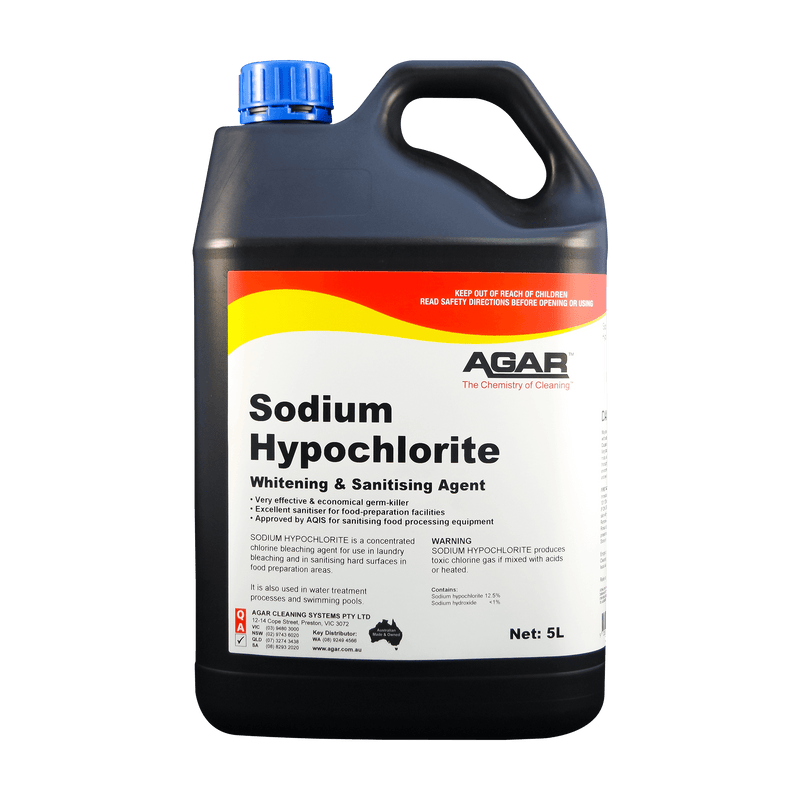Agar SODIUM HYPOCHLORITE