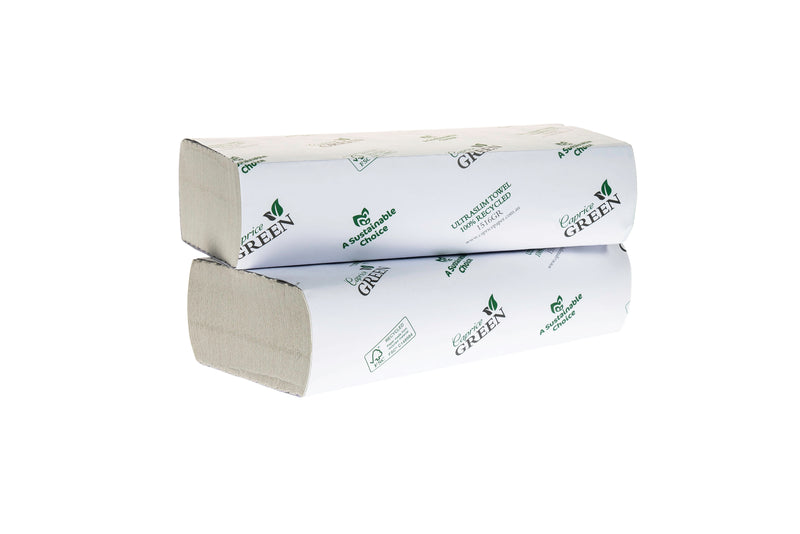 Caprice Green Interleaved Towel 24cm x 24cm