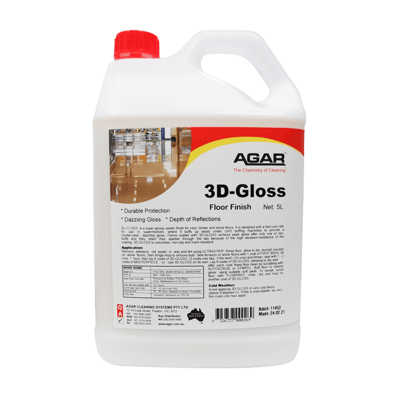 Agar 3D-GLOSS FLOOR FINISH