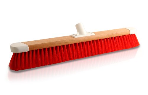 Geelong Brush Red PVC Softsweep Timber Broom