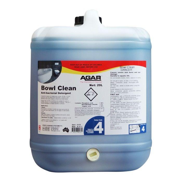 Agar BOWL CLEAN ANTI-BACTERIAL DETERGENT