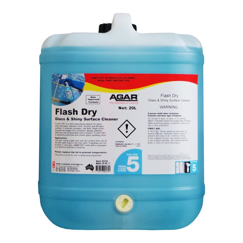 Agar FLASH-DRY GLASS & SHINY SURFACE CLEANER