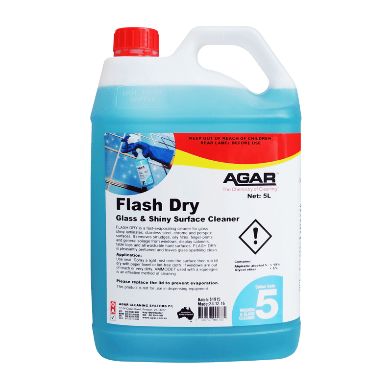 Agar FLASH-DRY GLASS & SHINY SURFACE CLEANER