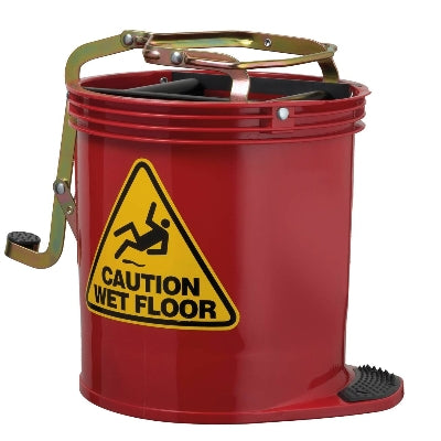 Oates IW-005R Contractor Wringer Bucket Red