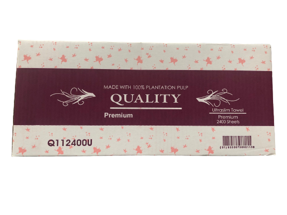 ECS Quality Ultraslim hand towel 2400s Provada
