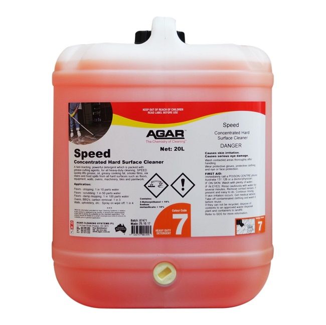 Agar SPEED CONCENTRATED HARD SURFACE CLEANER