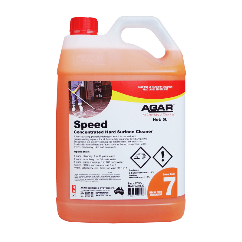 Agar SPEED CONCENTRATED HARD SURFACE CLEANER